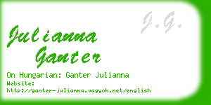 julianna ganter business card